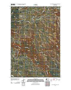 Lost Horse Plateau Washington Historical topographic map, 1:24000 scale, 7.5 X 7.5 Minute, Year 2011