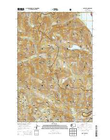 Lost Lake Washington Current topographic map, 1:24000 scale, 7.5 X 7.5 Minute, Year 2014
