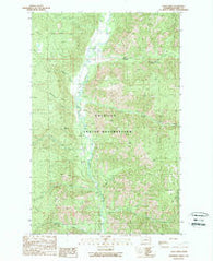 Louie Creek Washington Historical topographic map, 1:24000 scale, 7.5 X 7.5 Minute, Year 1989