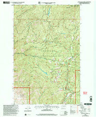 Loup Loup Summit Washington Historical topographic map, 1:24000 scale, 7.5 X 7.5 Minute, Year 2001