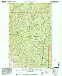 Loup Loup Summit Washington Historical topographic map, 1:24000 scale, 7.5 X 7.5 Minute, Year 2001