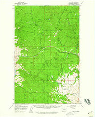 Loup Loup Washington Historical topographic map, 1:62500 scale, 15 X 15 Minute, Year 1956
