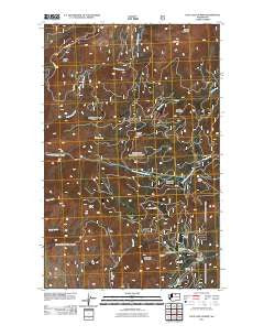 Loup Loup Summit Washington Historical topographic map, 1:24000 scale, 7.5 X 7.5 Minute, Year 2011