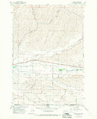 Lowden Washington Historical topographic map, 1:24000 scale, 7.5 X 7.5 Minute, Year 1966