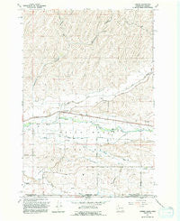 Lowden Washington Historical topographic map, 1:24000 scale, 7.5 X 7.5 Minute, Year 1991