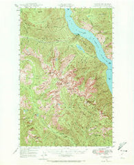 Lucerne Washington Historical topographic map, 1:62500 scale, 15 X 15 Minute, Year 1944