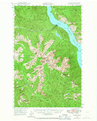 Lucerne Washington Historical topographic map, 1:62500 scale, 15 X 15 Minute, Year 1944