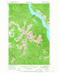 Lucerne Washington Historical topographic map, 1:62500 scale, 15 X 15 Minute, Year 1944