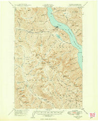 Lucerne Washington Historical topographic map, 1:62500 scale, 15 X 15 Minute, Year 1949