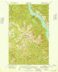 Lucerne Washington Historical topographic map, 1:62500 scale, 15 X 15 Minute, Year 1949