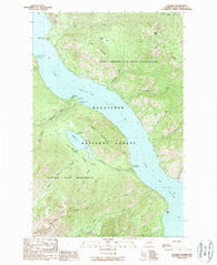 Lucerne Washington Historical topographic map, 1:24000 scale, 7.5 X 7.5 Minute, Year 1988