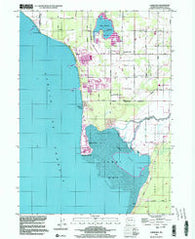 Lummi Bay Washington Historical topographic map, 1:24000 scale, 7.5 X 7.5 Minute, Year 1997