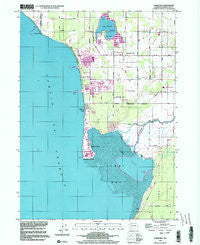 Lummi Bay Washington Historical topographic map, 1:24000 scale, 7.5 X 7.5 Minute, Year 1997