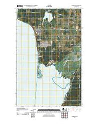 Lummi Bay Washington Historical topographic map, 1:24000 scale, 7.5 X 7.5 Minute, Year 2011