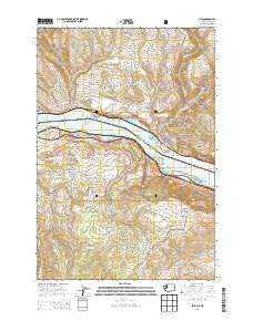Lyle Washington Current topographic map, 1:24000 scale, 7.5 X 7.5 Minute, Year 2014