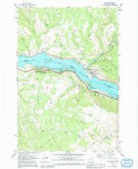 Lyle Washington Historical topographic map, 1:24000 scale, 7.5 X 7.5 Minute, Year 1978