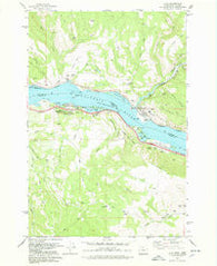 Lyle Washington Historical topographic map, 1:24000 scale, 7.5 X 7.5 Minute, Year 1978