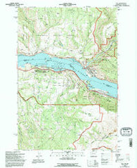 Lyle Washington Historical topographic map, 1:24000 scale, 7.5 X 7.5 Minute, Year 1994