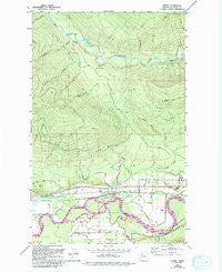 Lyman Washington Historical topographic map, 1:24000 scale, 7.5 X 7.5 Minute, Year 1980