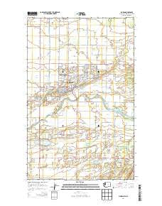 Lynden Washington Current topographic map, 1:24000 scale, 7.5 X 7.5 Minute, Year 2014