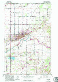 Lynden Washington Historical topographic map, 1:24000 scale, 7.5 X 7.5 Minute, Year 1952
