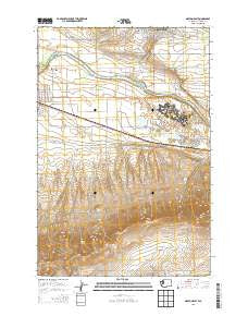 Mabton East Washington Current topographic map, 1:24000 scale, 7.5 X 7.5 Minute, Year 2013