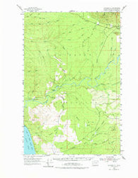 Macafee Hill Washington Historical topographic map, 1:62500 scale, 15 X 15 Minute, Year 1955