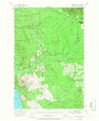 Macafee Hill Washington Historical topographic map, 1:62500 scale, 15 X 15 Minute, Year 1955