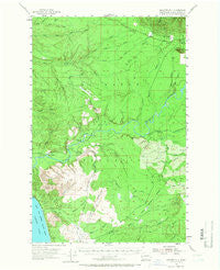 Macafee Hill Washington Historical topographic map, 1:62500 scale, 15 X 15 Minute, Year 1955