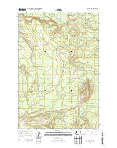 Macafee Hill Washington Current topographic map, 1:24000 scale, 7.5 X 7.5 Minute, Year 2014