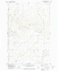Maiden Spring Washington Historical topographic map, 1:24000 scale, 7.5 X 7.5 Minute, Year 1974