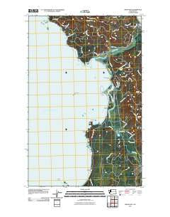 Makah Bay Washington Historical topographic map, 1:24000 scale, 7.5 X 7.5 Minute, Year 2011