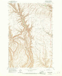 Malaga NE Washington Historical topographic map, 1:24000 scale, 7.5 X 7.5 Minute, Year 1966