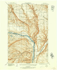 Malaga Washington Historical topographic map, 1:62500 scale, 15 X 15 Minute, Year 1912