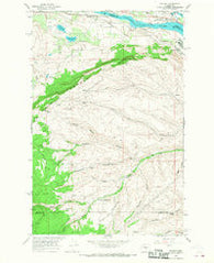 Malaga Washington Historical topographic map, 1:24000 scale, 7.5 X 7.5 Minute, Year 1966