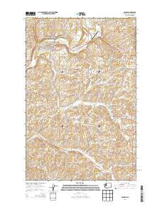 Malden Washington Current topographic map, 1:24000 scale, 7.5 X 7.5 Minute, Year 2014
