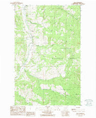 Malo Washington Historical topographic map, 1:24000 scale, 7.5 X 7.5 Minute, Year 1988