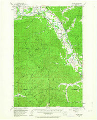 Malone Washington Historical topographic map, 1:62500 scale, 15 X 15 Minute, Year 1953
