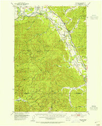 Malone Washington Historical topographic map, 1:62500 scale, 15 X 15 Minute, Year 1953