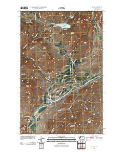 Malott Washington Historical topographic map, 1:24000 scale, 7.5 X 7.5 Minute, Year 2011