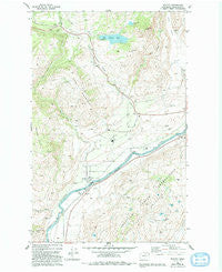 Malott Washington Historical topographic map, 1:24000 scale, 7.5 X 7.5 Minute, Year 1981