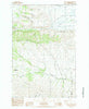 Manastash Creek Washington Historical topographic map, 1:24000 scale, 7.5 X 7.5 Minute, Year 1984