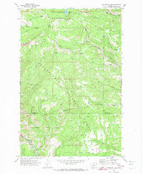 Manastash Lake Washington Historical topographic map, 1:24000 scale, 7.5 X 7.5 Minute, Year 1971