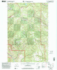 Manastash Lake Washington Historical topographic map, 1:24000 scale, 7.5 X 7.5 Minute, Year 2000