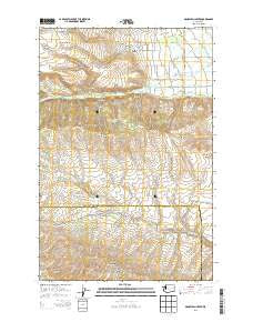 Manastash Creek Washington Current topographic map, 1:24000 scale, 7.5 X 7.5 Minute, Year 2013
