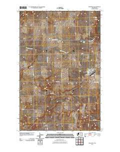 Mansfield Washington Historical topographic map, 1:24000 scale, 7.5 X 7.5 Minute, Year 2011