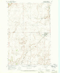 Mansfield Washington Historical topographic map, 1:24000 scale, 7.5 X 7.5 Minute, Year 1968