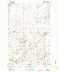 Mansfield Washington Historical topographic map, 1:24000 scale, 7.5 X 7.5 Minute, Year 1968