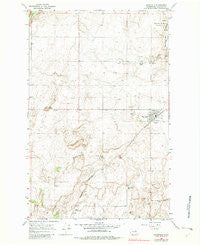 Mansfield Washington Historical topographic map, 1:24000 scale, 7.5 X 7.5 Minute, Year 1968