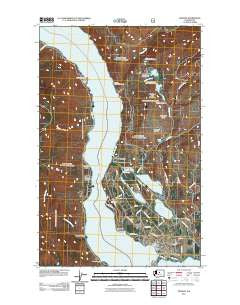 Manson Washington Historical topographic map, 1:24000 scale, 7.5 X 7.5 Minute, Year 2011